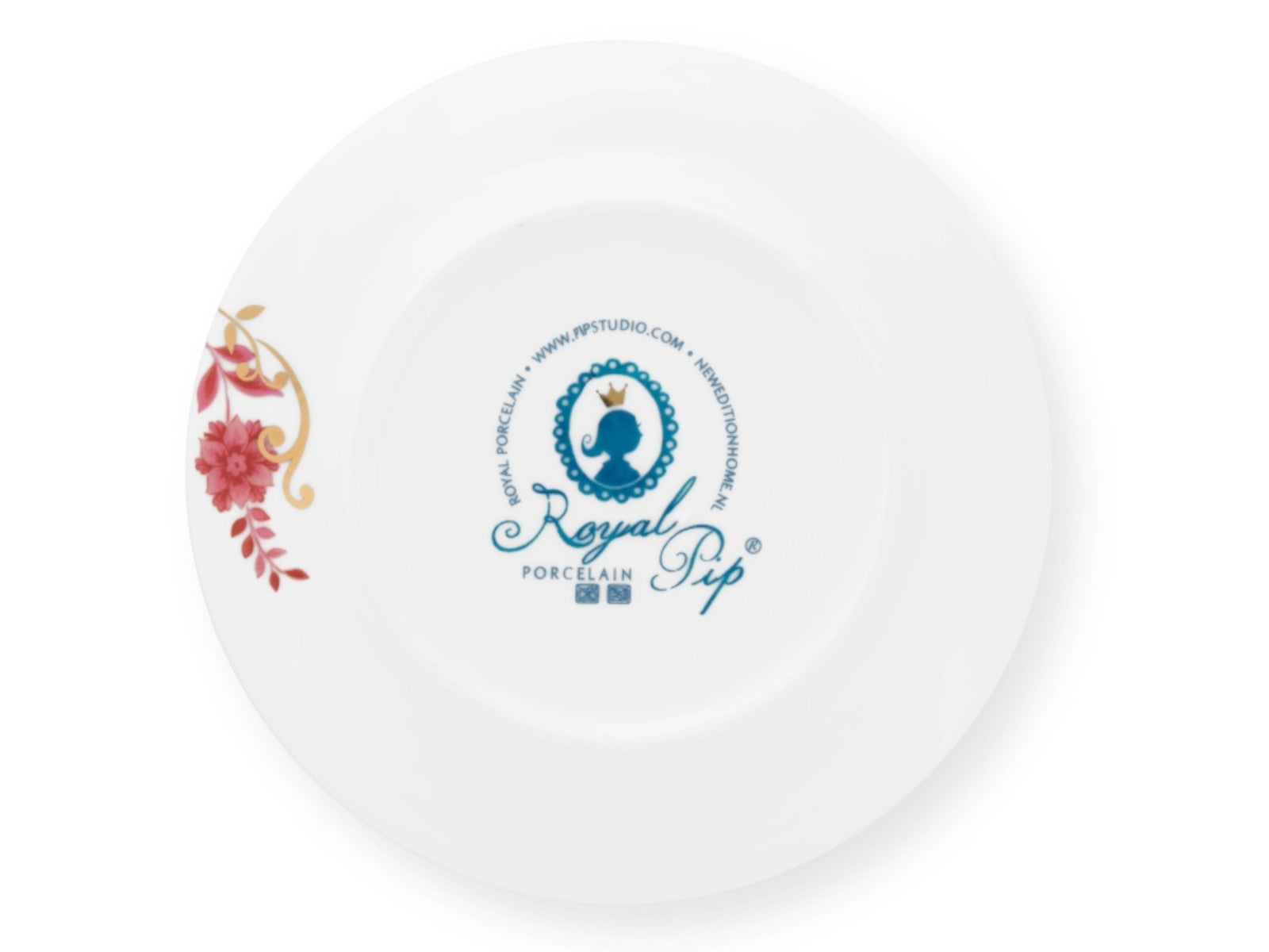 PIP STUDIO Royal Stripes Brotteller dark pink 17 cm Freisteller 2