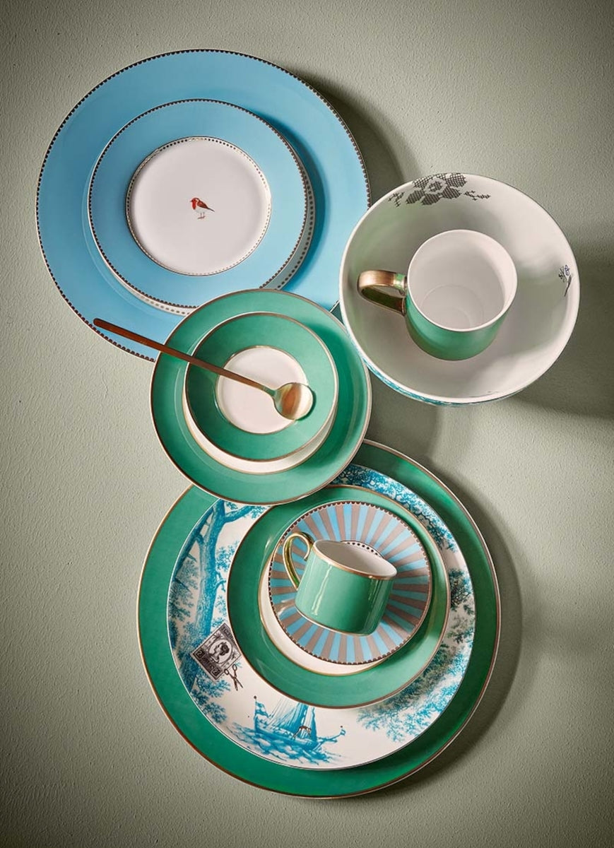 PIP STUDIO Chique Teller gold-green 28 cm