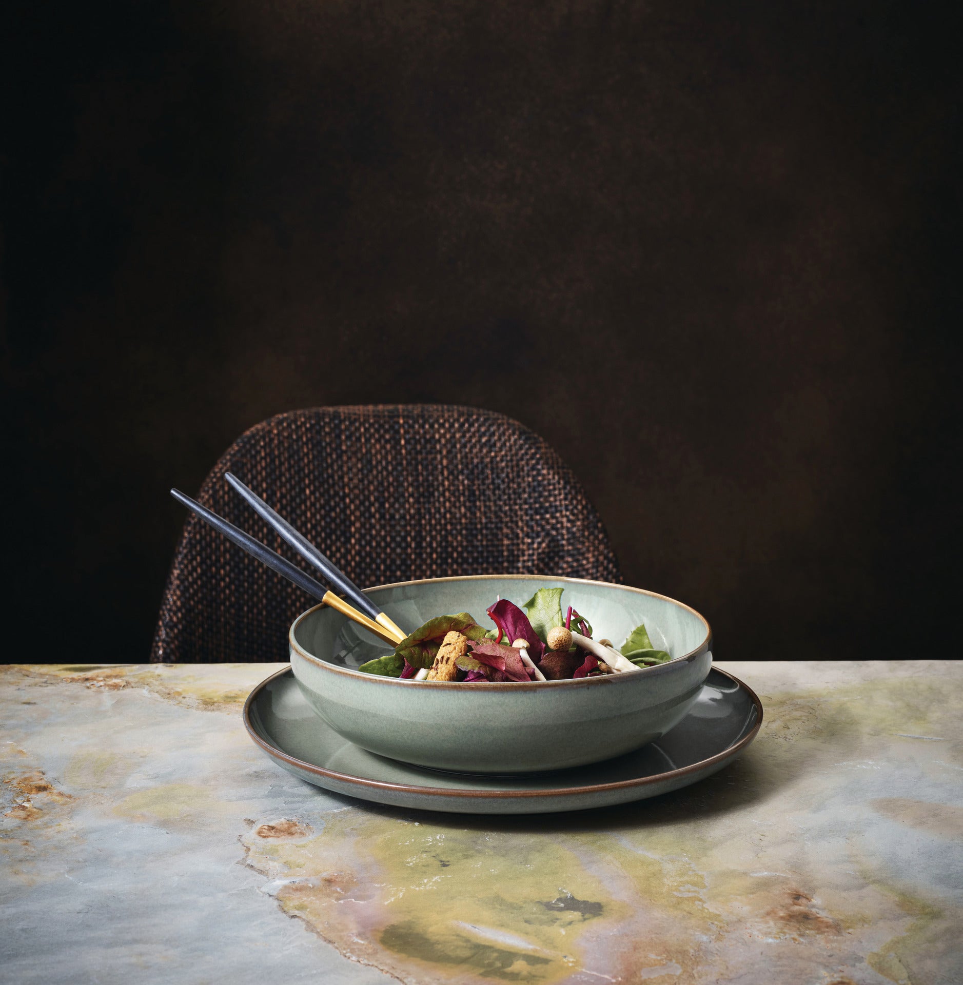 ASA Selection SAISONS Frühstücksset eucalyptus 18tlg