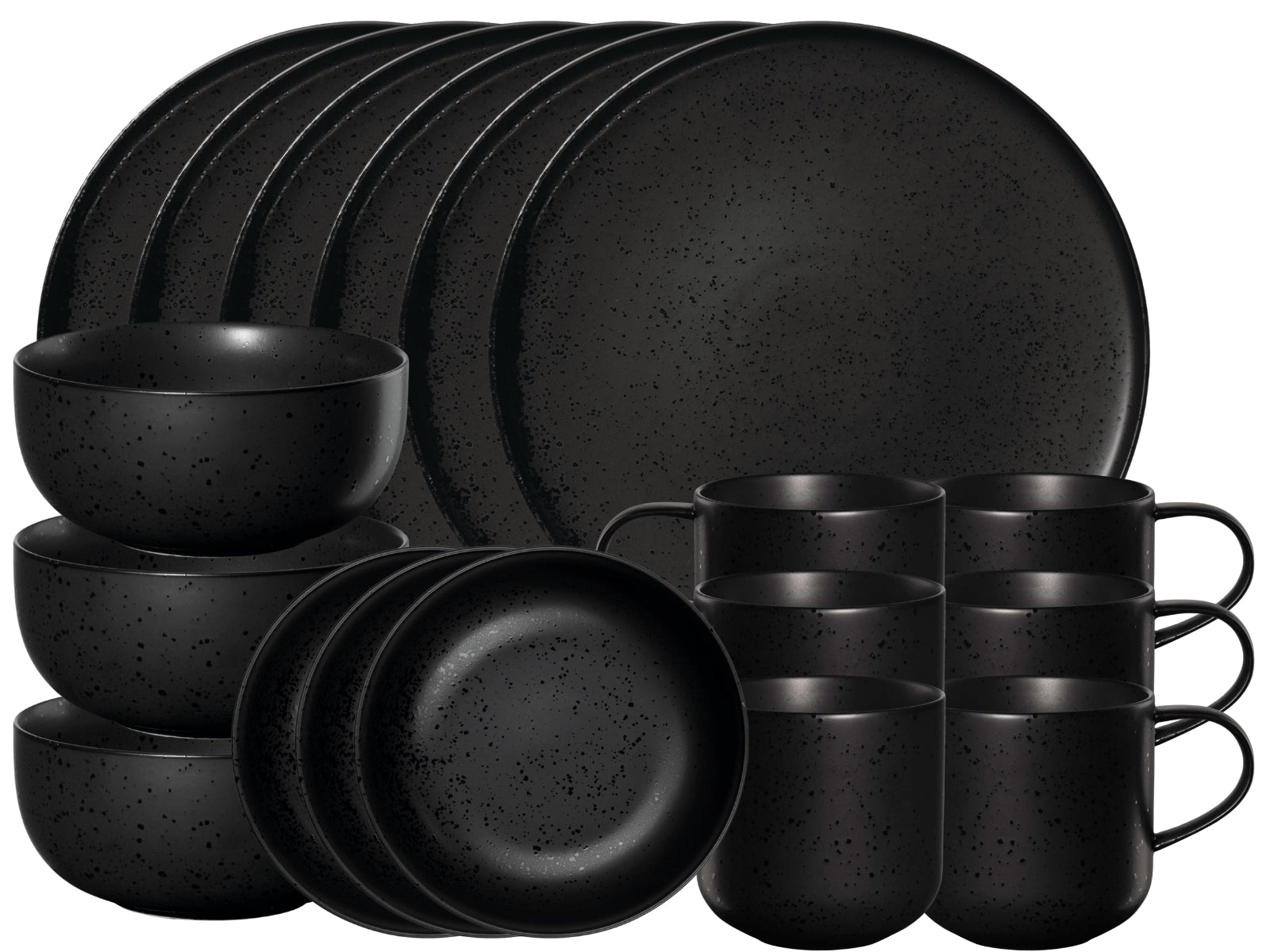 ASA COPPA Frühstücksset kuro 18tlg