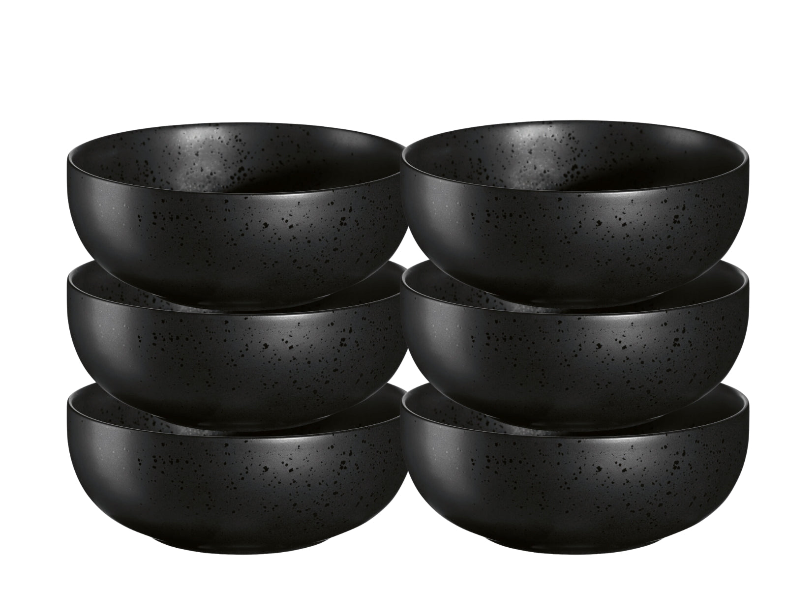 ASA COPPA Buddha Bowl kuro 18 cm Set6