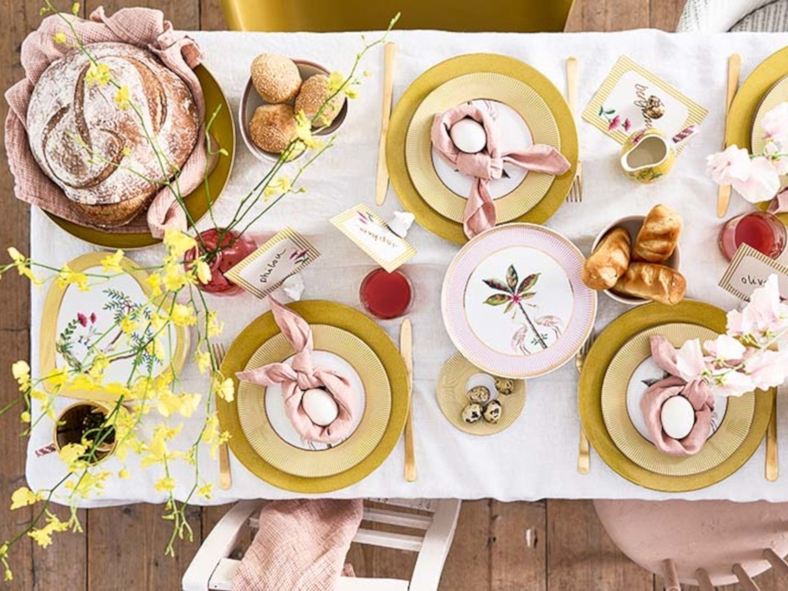 PIP STUDIO La Majorelle Teebeutelablage gelb 9 cm Lifestyle 1