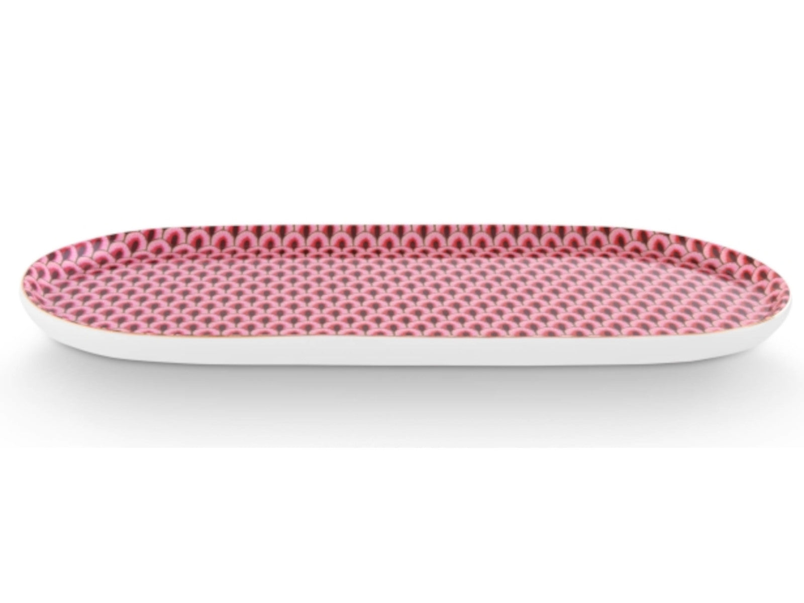 PIP STUDIO Flower Fest. Scallop dark pink Zuckertablett Freisteller 2