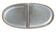 ASA SAISONS Aperitifteller 2-geteilt oval denim