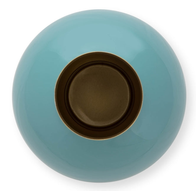 PIP STUDIO Vase Metal klein sea green 18 x 24 cm