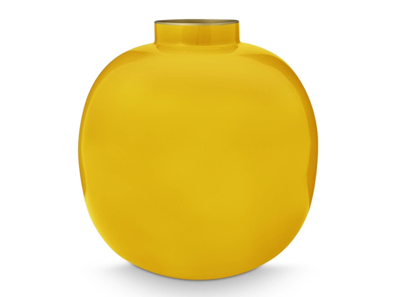 PIP STUDIO Vase Metal gelb 23 cm Freisteller 1