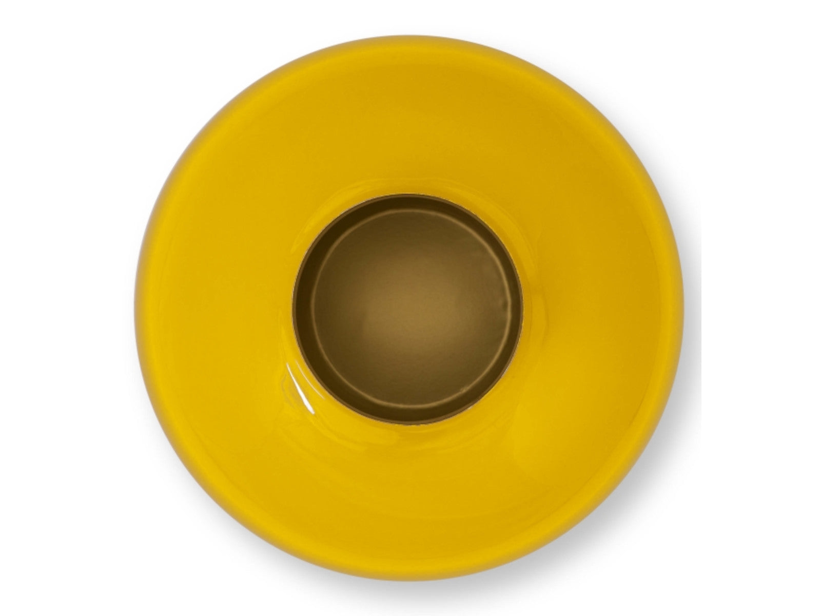 PIP STUDIO Vase Metal ockergelb 32 cm Freisteller 2