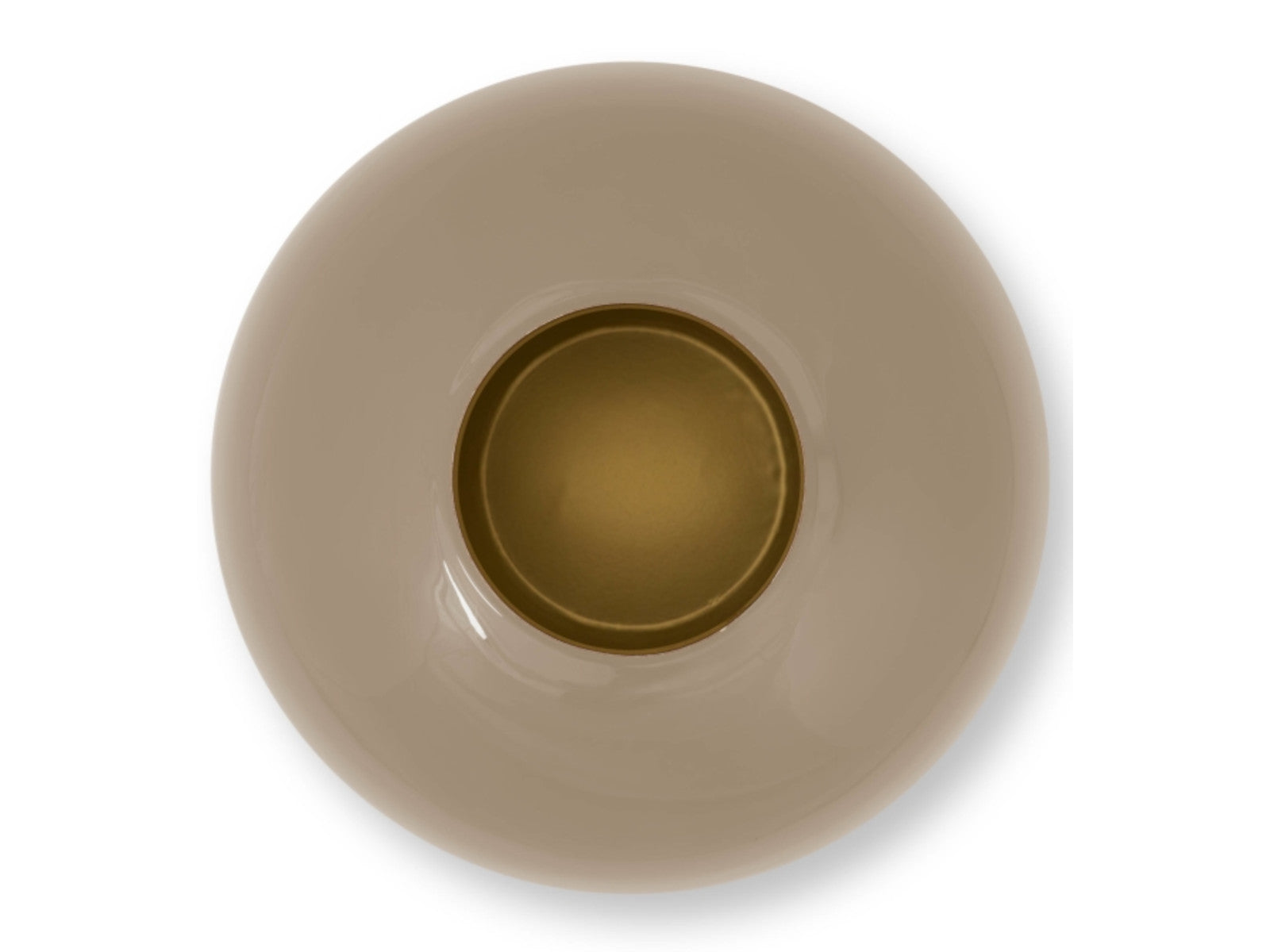 PIP STUDIO Vase Metal khaki 32 cm Freisteller 2