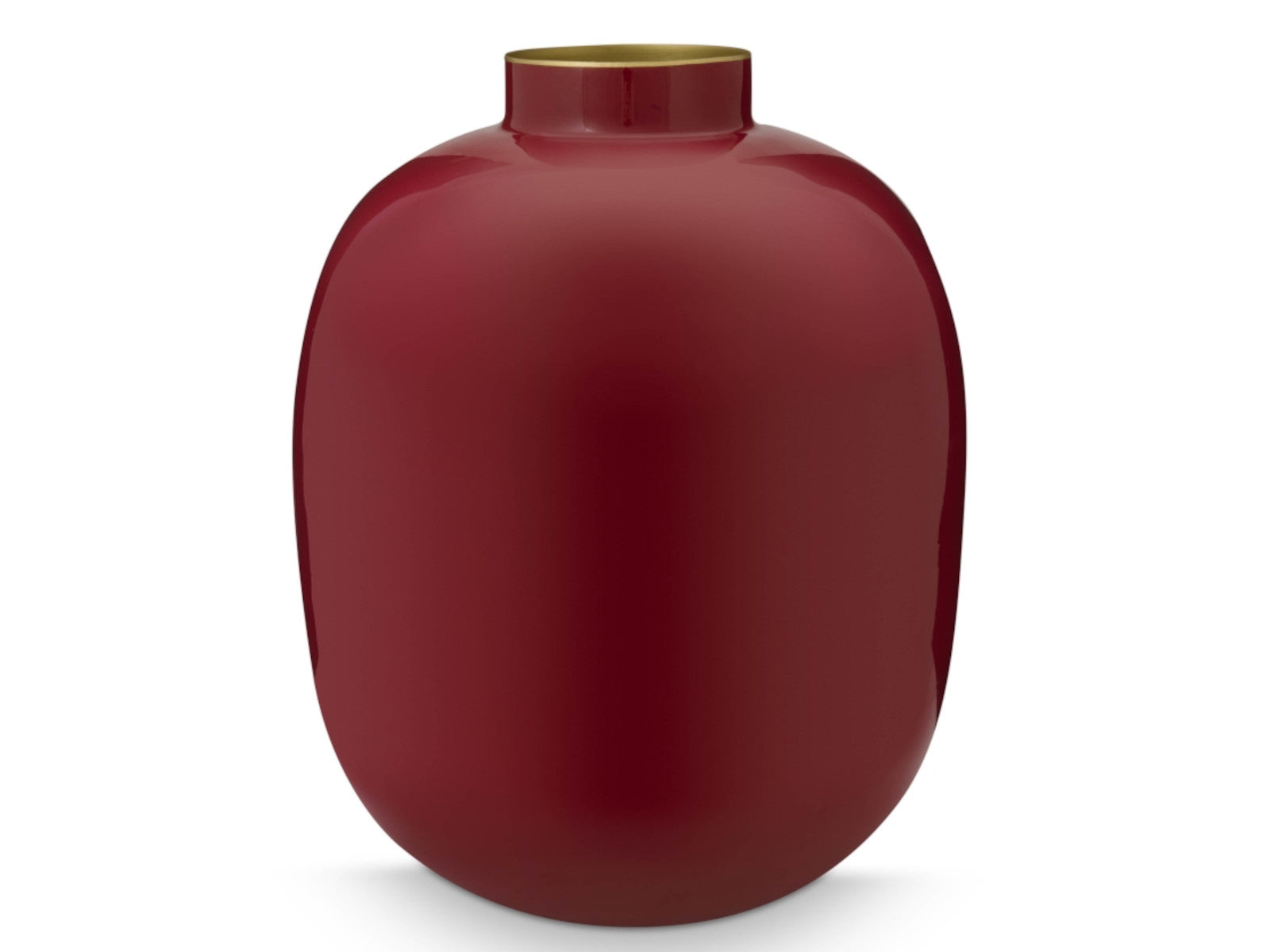 PIP STUDIO Vase Metal rot 32 cm Freisteller 1