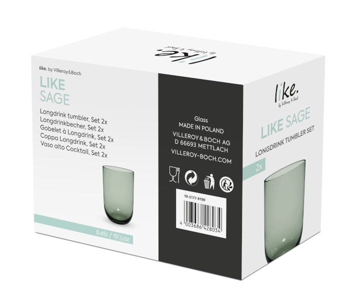 like. by Villeroy & Boch like. by Sage Longdrinkbecher Set 2tlg