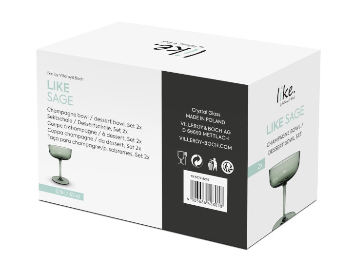 like. by Villeroy & Boch like. by Sage Sektschale / Dessertschale Set 2tlg