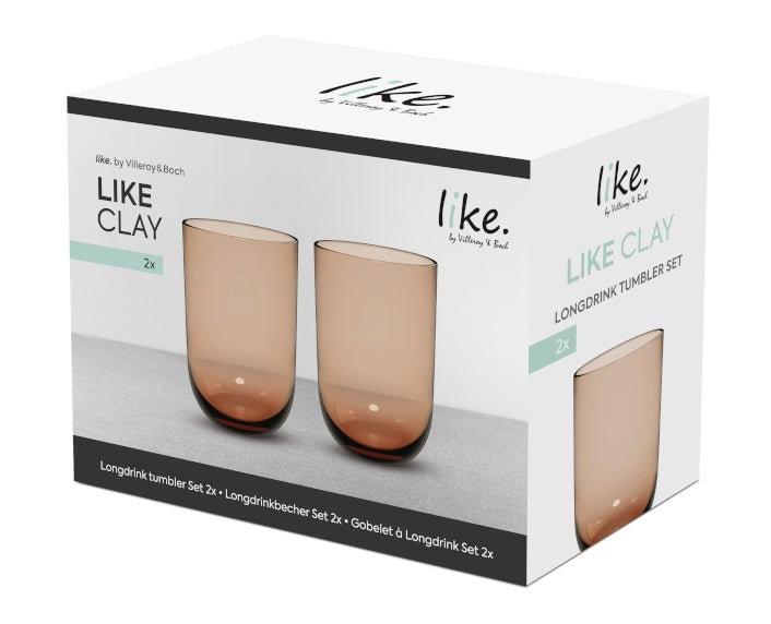 like Villeroy & Boch Like Clay Longdrinkbecher Set 2tlg Lifestyle 2