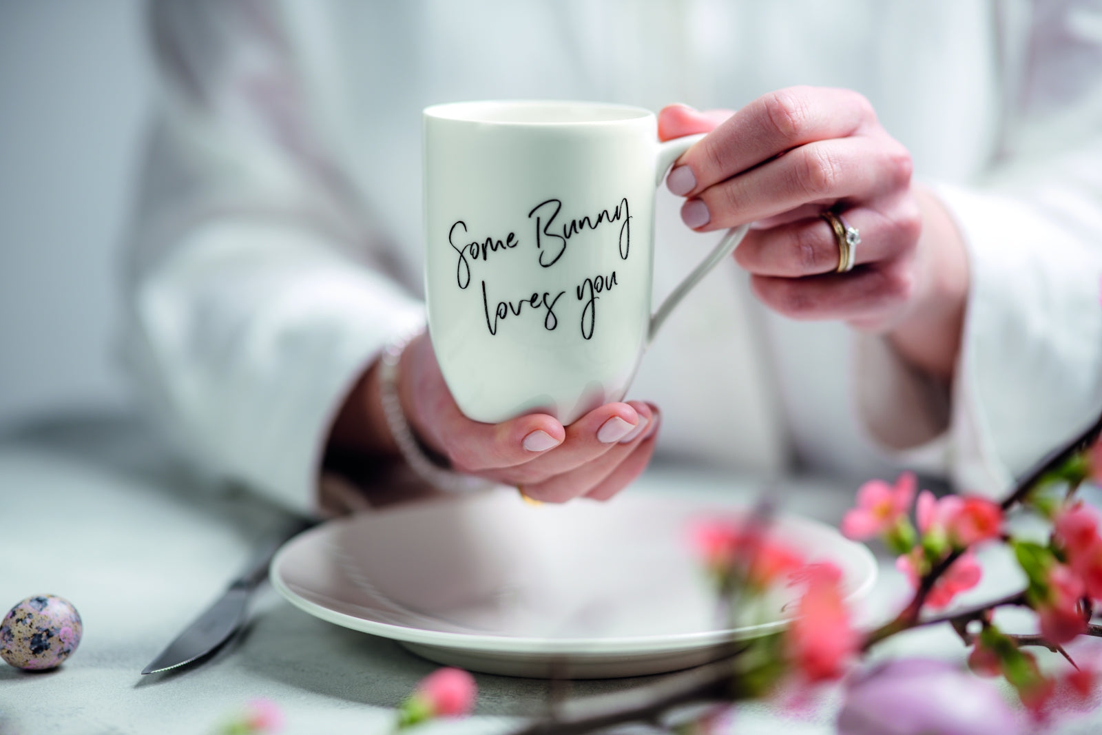 Villeroy & Boch Statement Becher mit Henkel Oster Set Hase 2tlg.