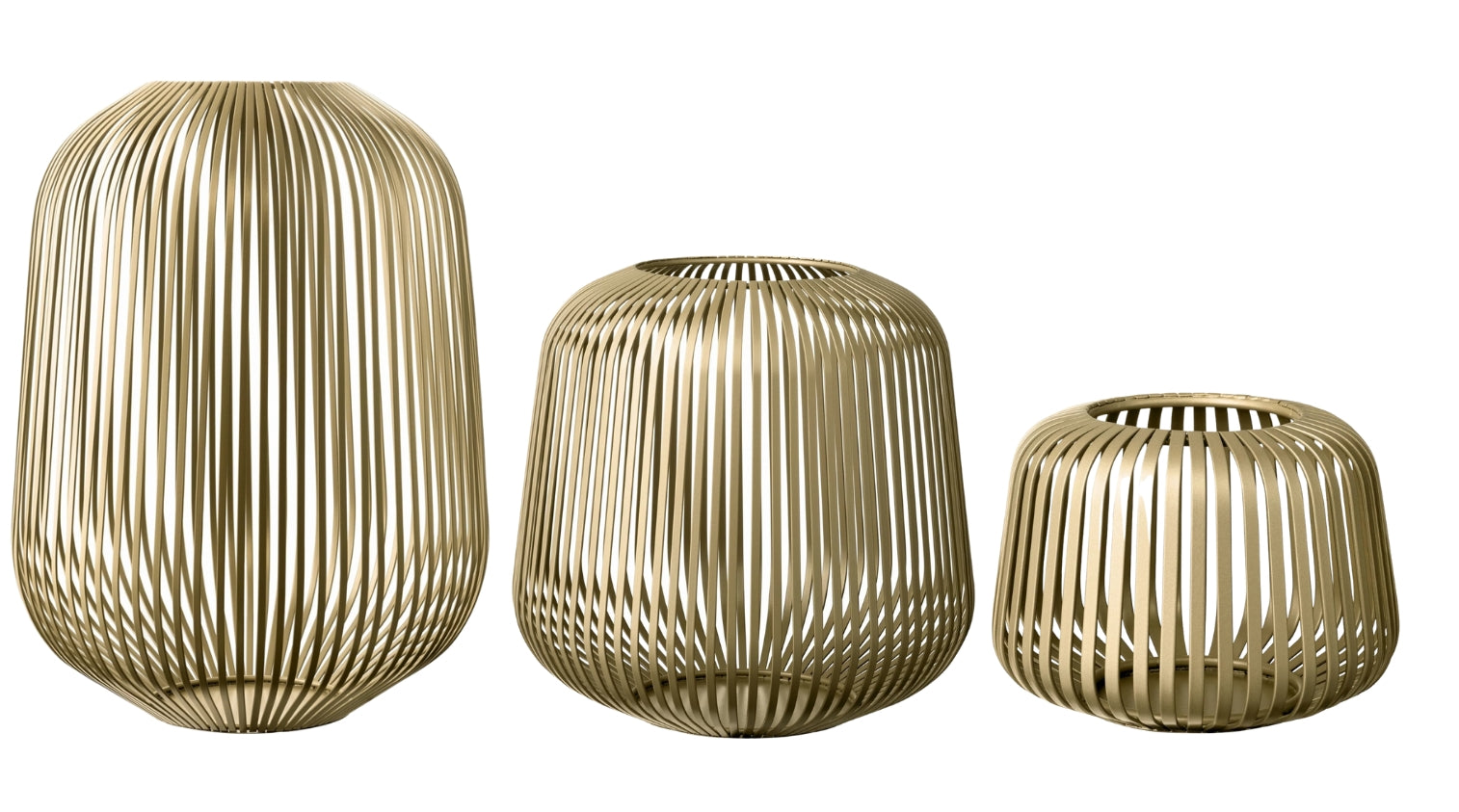 Blomus LITO Laterne champagne Set 3tlg.