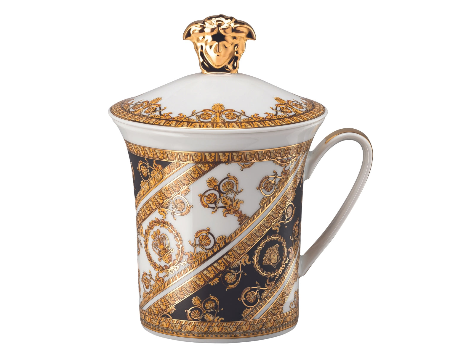 Versace Becher m.Dkl./30Y.  I Love Baroque