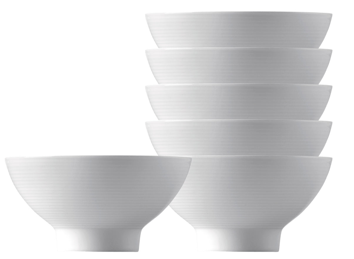 Thomas Trend Weiss Schale 11 cm Set6