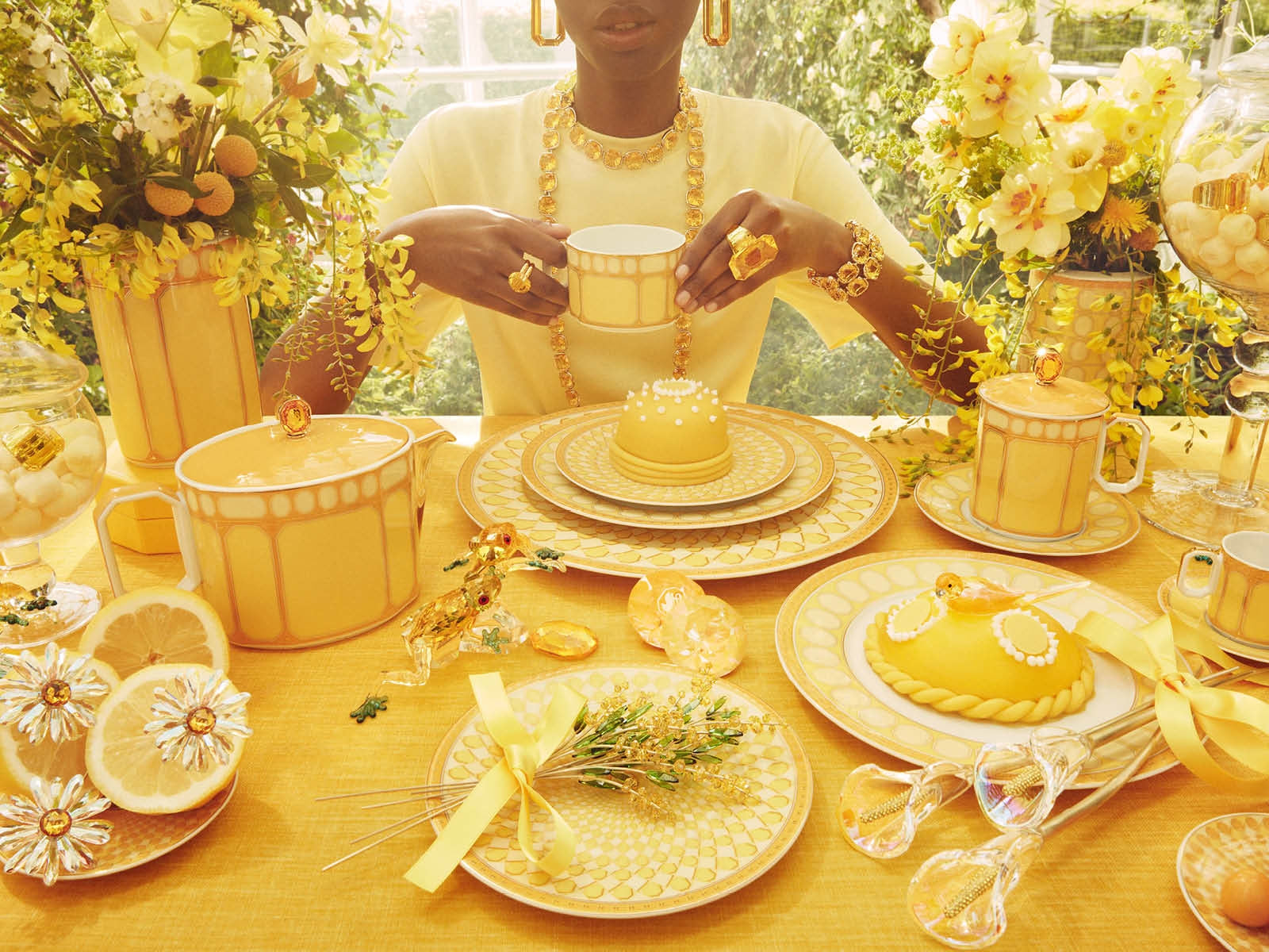 SwarosvkiXRosenthal Signum Jonquil Teller flach 10 cm Lifestyle 4