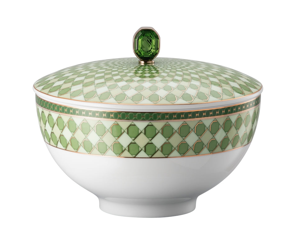 SwarosvkiXRosenthal Signum Fern Suppenschale mit Deckel 15 cm