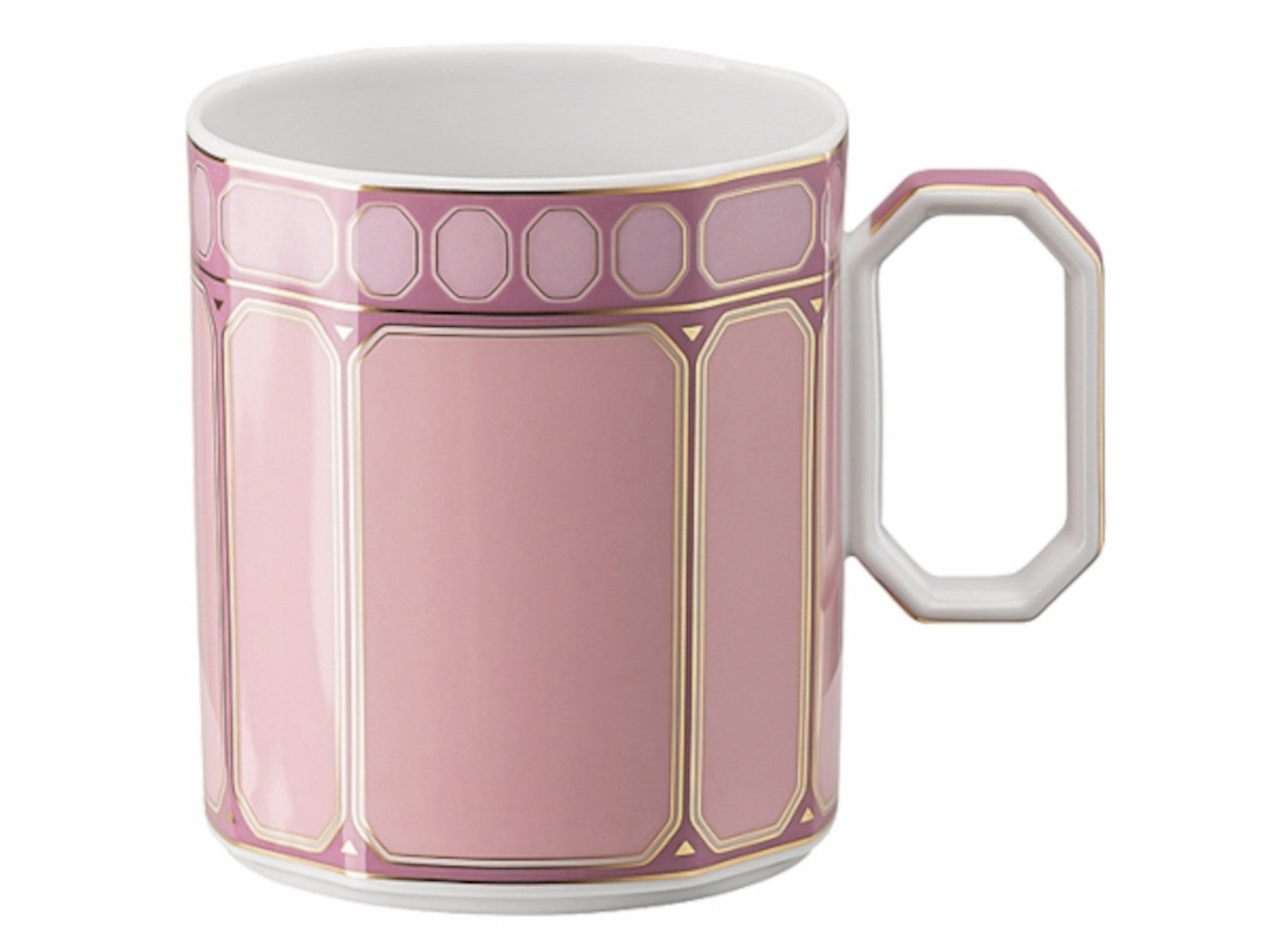 SwarosvkiXRosenthal Signum Rose Becher mit Henkel 390 ml Freisteller 1