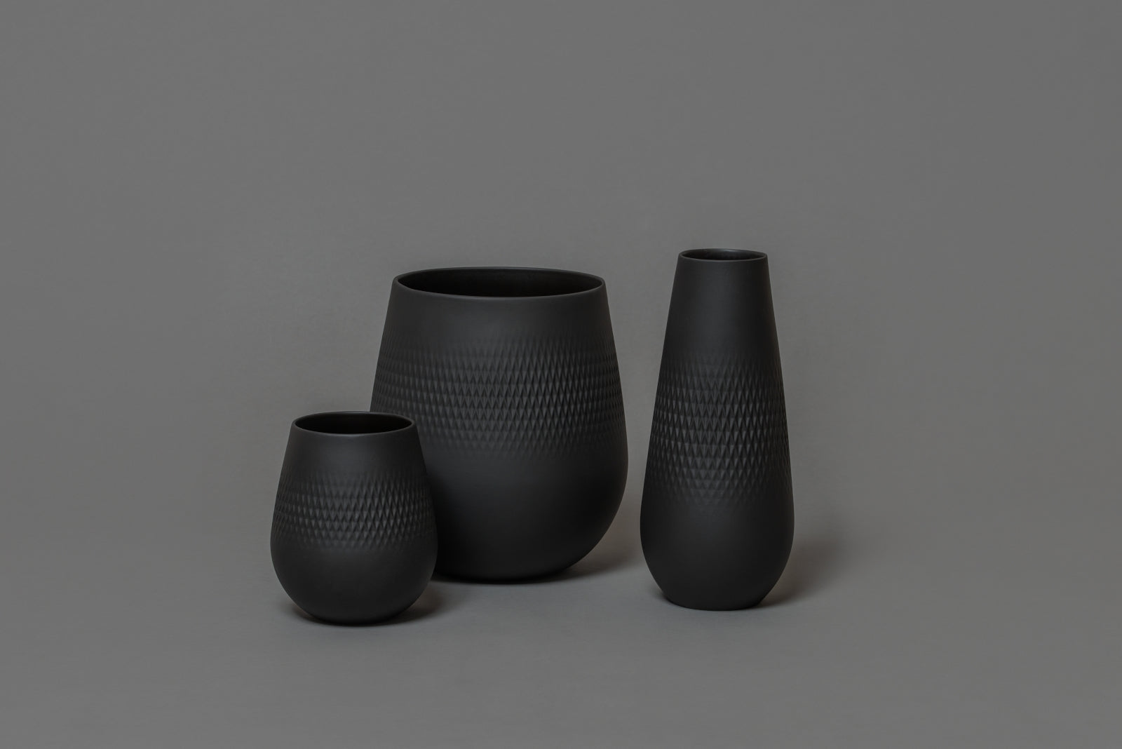 Villeroy & Boch Manufacture Collier noir Vase No.1 Carré groß