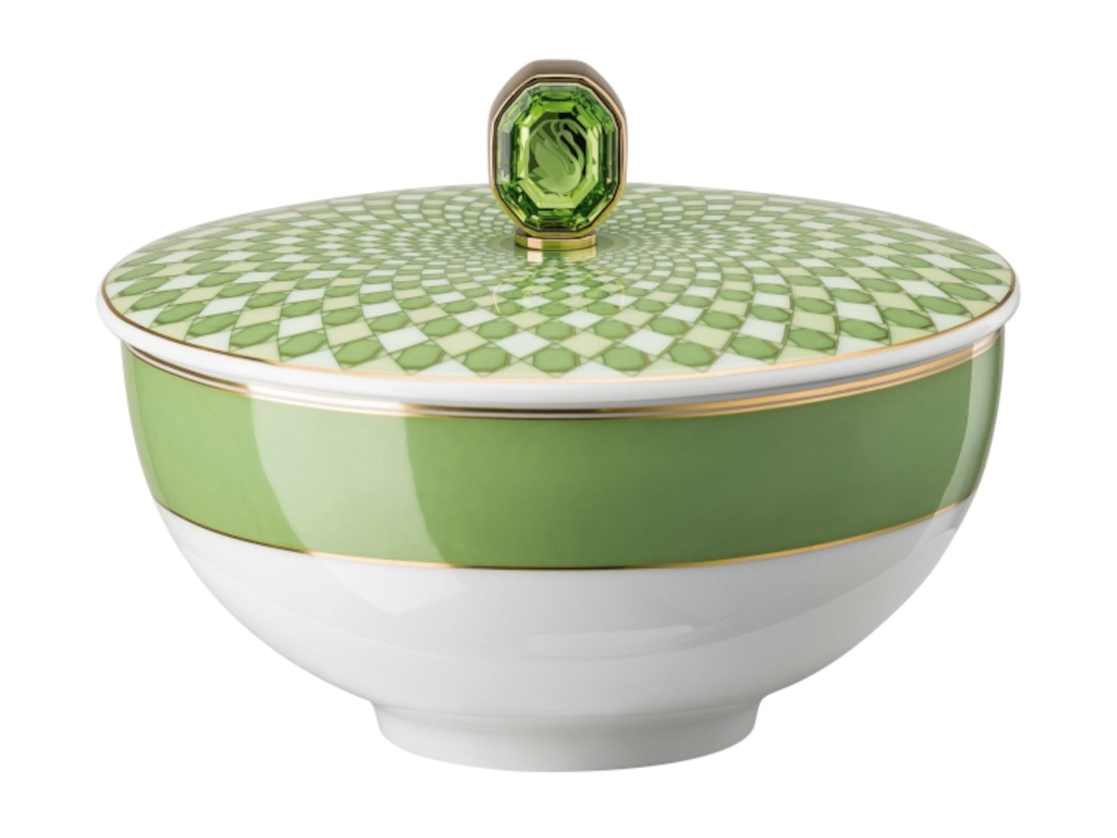 SwarosvkiXRosenthal Signum Fern Reisschale mit Deckel 12 cm Freisteller 