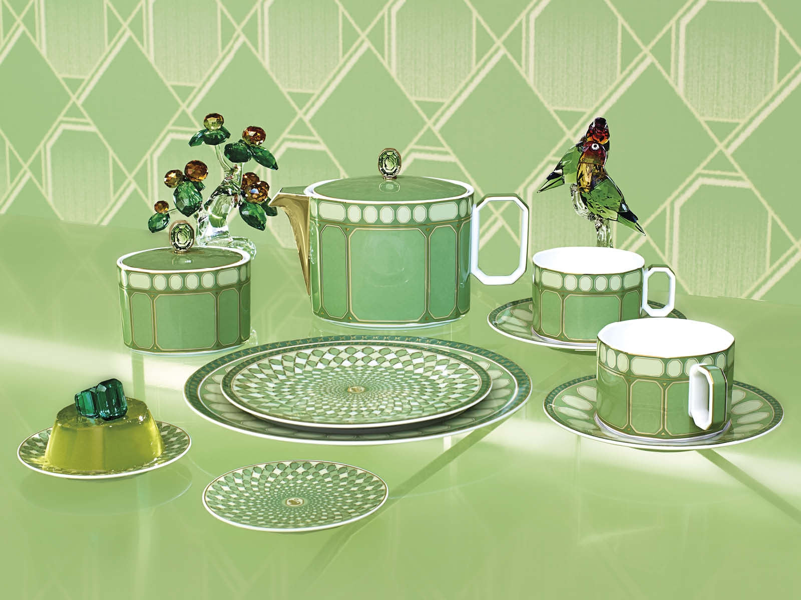 SwarosvkiXRosenthal Signum Fern Reisschale mit Deckel 12 cm Lifestyle  2