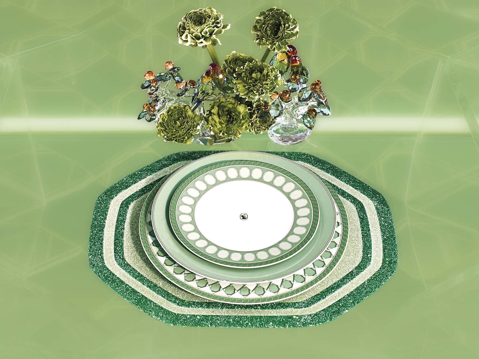 SwarosvkiXRosenthal Signum Fern Reisschale mit Deckel 12 cm Lifestyle  3