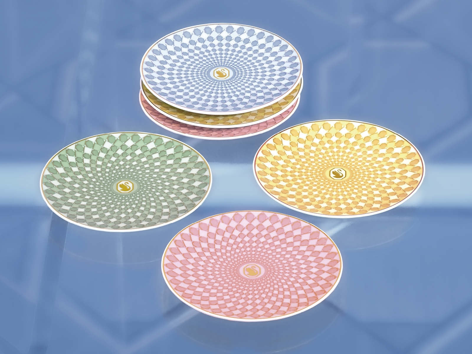 SwarosvkiXRosenthal Signum Rose Brotteller 18 cm Lifestyle 4