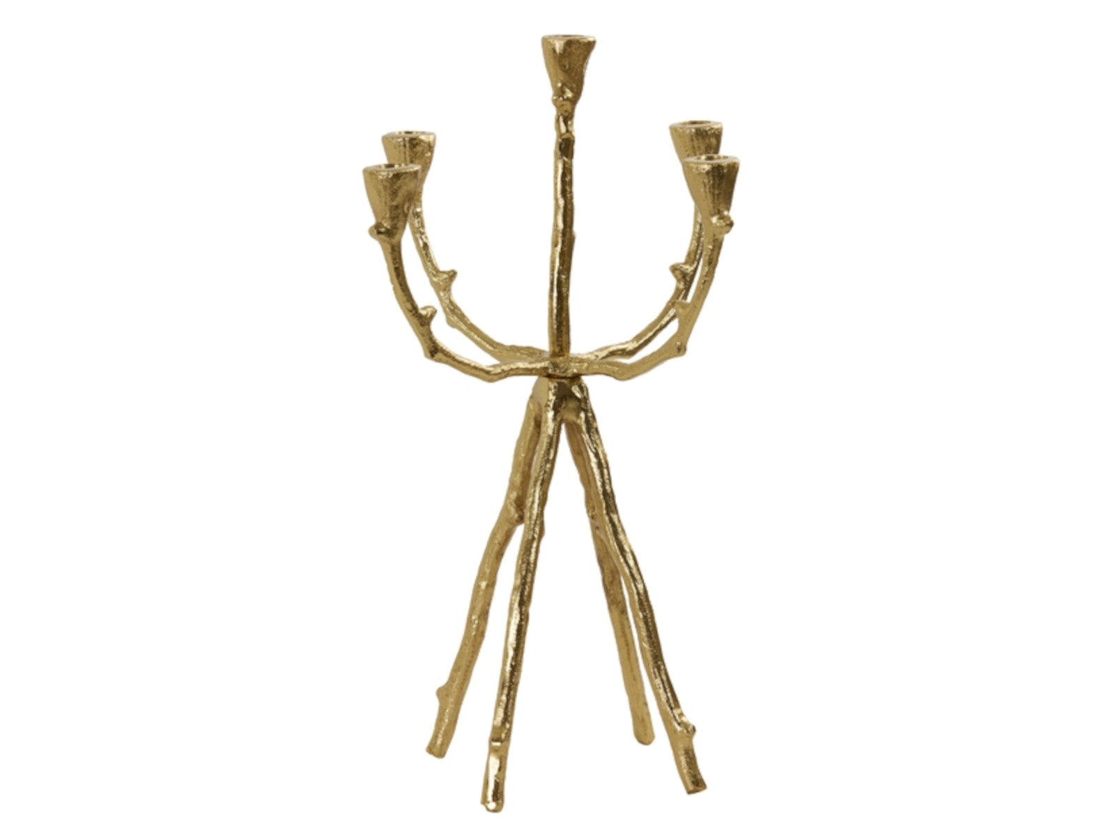 Light & Living Ranica Kerzenständer gold 31 x 31 x 48 cm Freisteller1