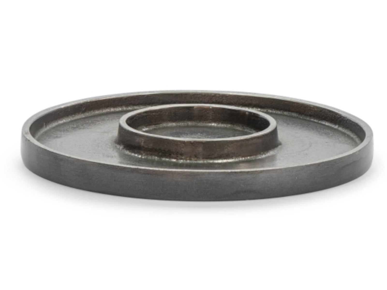 Dekocandle Kerzenhalterplatte black nickle für Ø8,6 cm Kerzen Freisteller 1