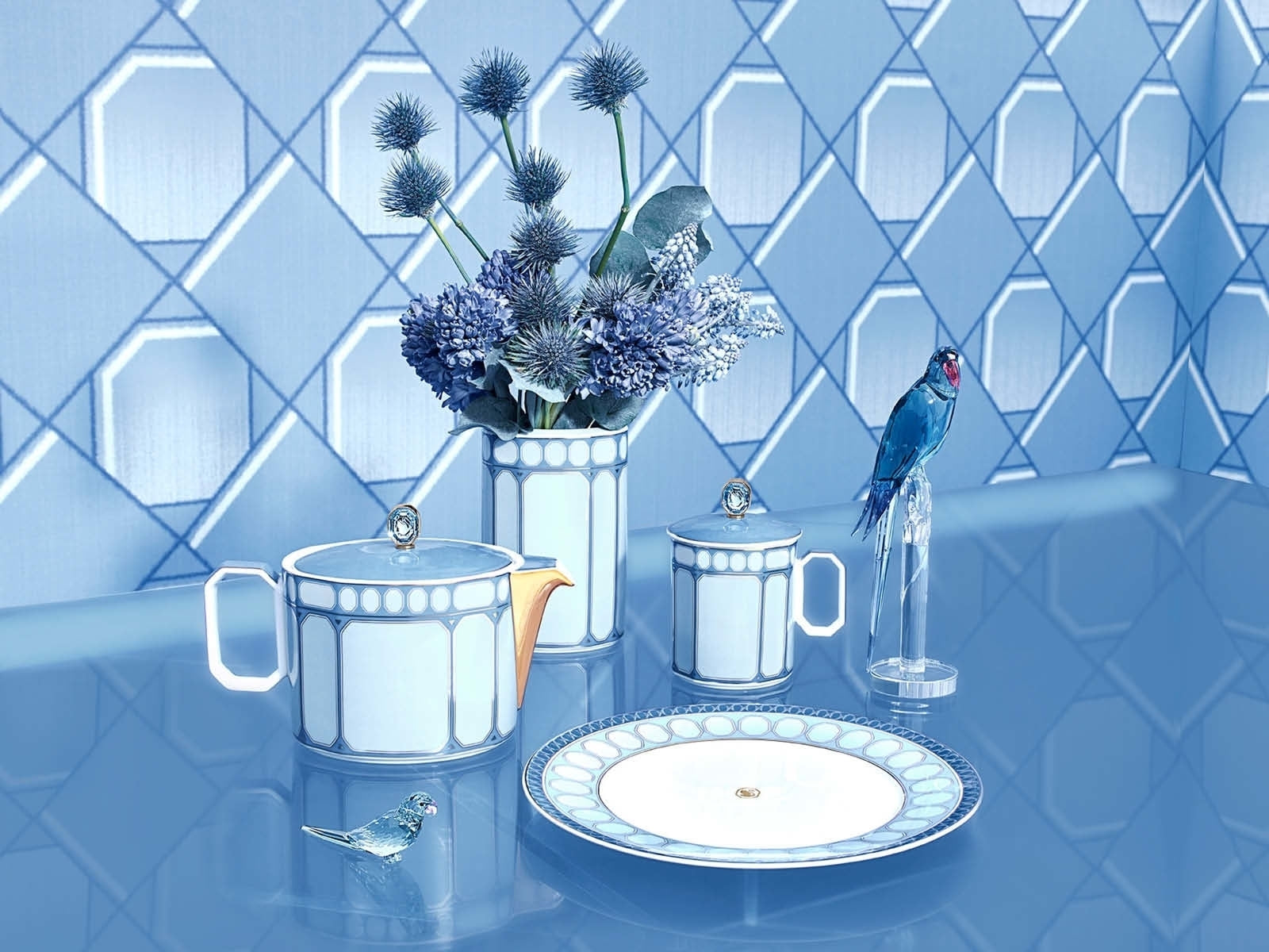 SwarosvkiXRosenthal Signum Azure Teekanne 2 P. - Produktbild 5