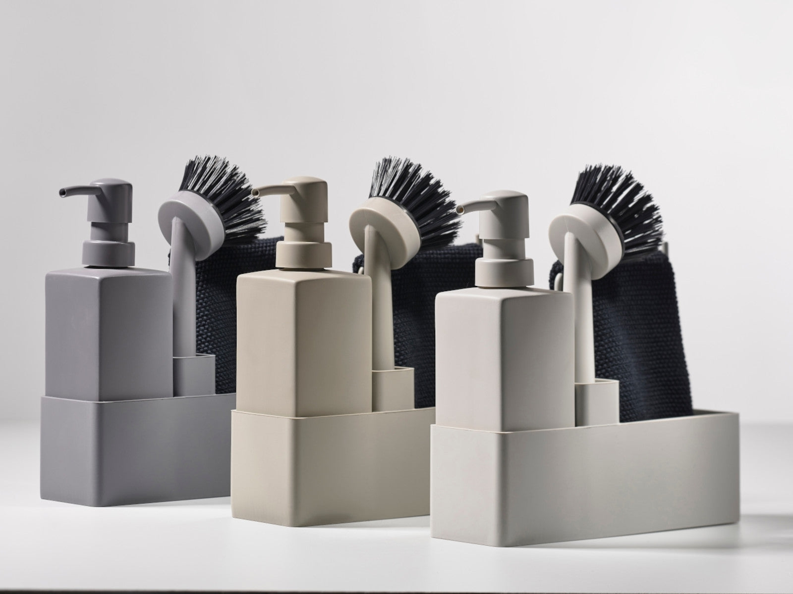 Zone Denmark Geschirrspülset mit Putzlappen mud 4tlg Lifestyle  