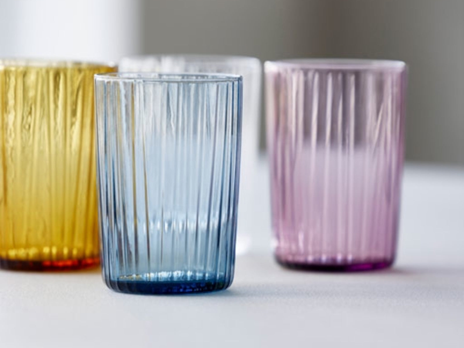 Bitz Kusintha Wasserglas blau 280ml Set 4tlg Lifestyle 1