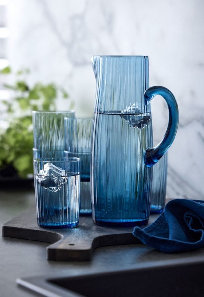 Bitz Kusintha Wasserglas blau 280ml Set 4tlg Lifestyle 2