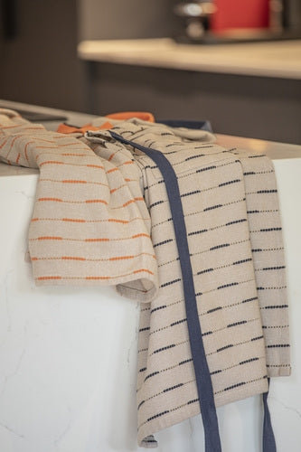 ladelle 33552 Eco Recycled Dash Orange Geschirrtücher 2tlg