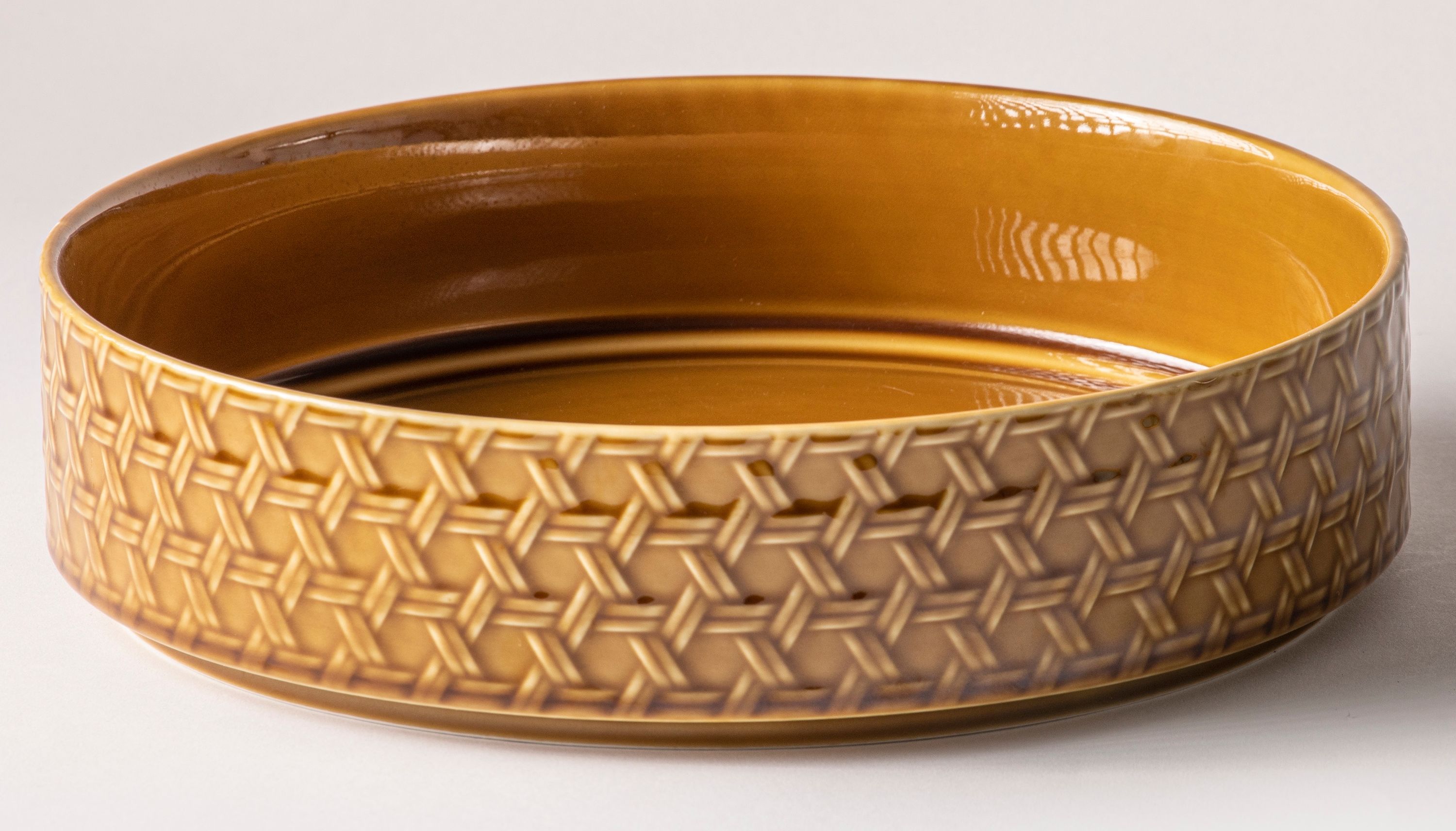 ladelle 60130 HEATH Schale flach karamell 20 cm