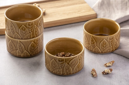 ladelle 60137 HEATH Ramekin karamell 10 x 6 cm 4tlg