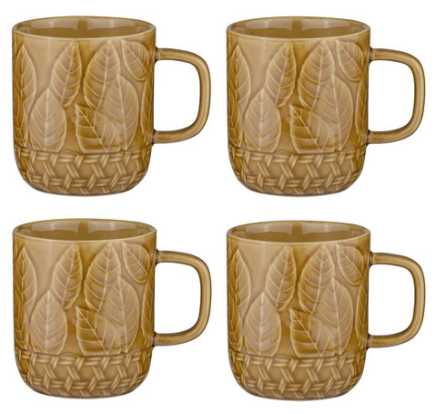 ladelle 60236 HEATH Becherset karamell 4tlg