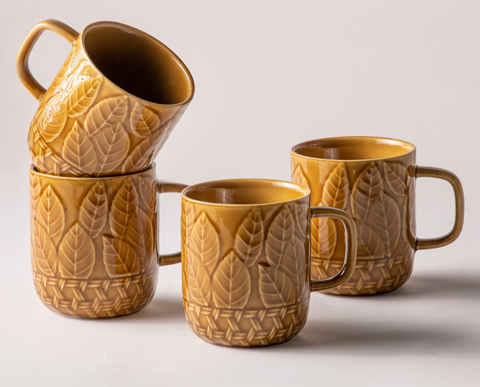 ladelle 60236 HEATH Becherset karamell 4tlg