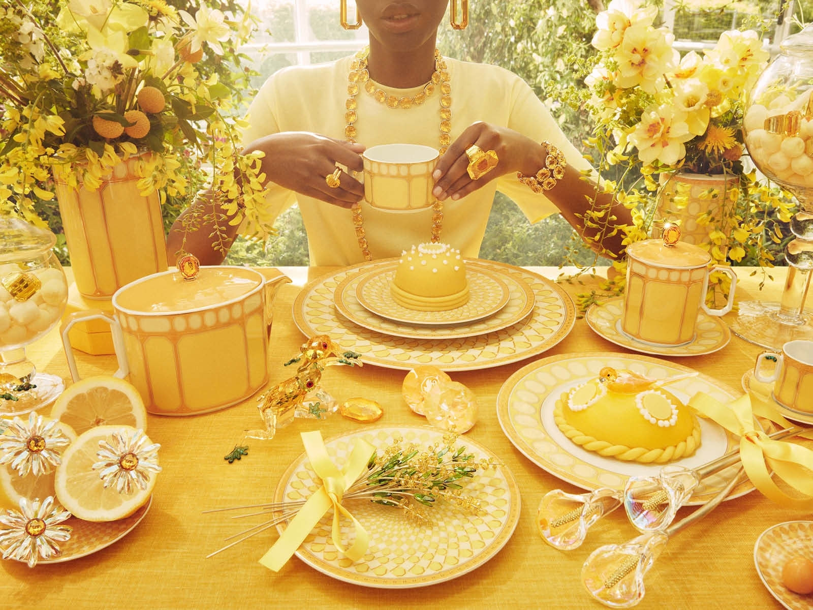 SwarosvkiXRosenthal Signum Jonquil Teetasse 2-tlg. Lifestyle  1