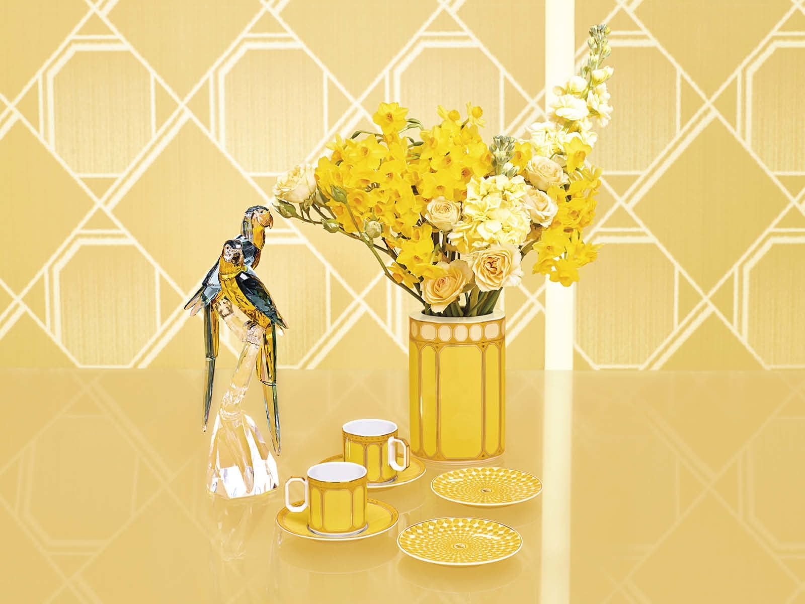 SwarosvkiXRosenthal Signum Jonquil Teetasse 2-tlg. Lifestyle  2