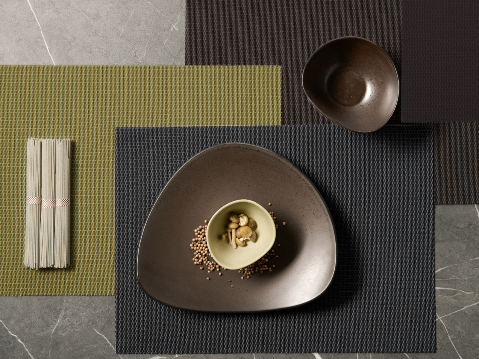 ASA Tischset re:tangular espresso 46 x 33 cm Lifestyle 