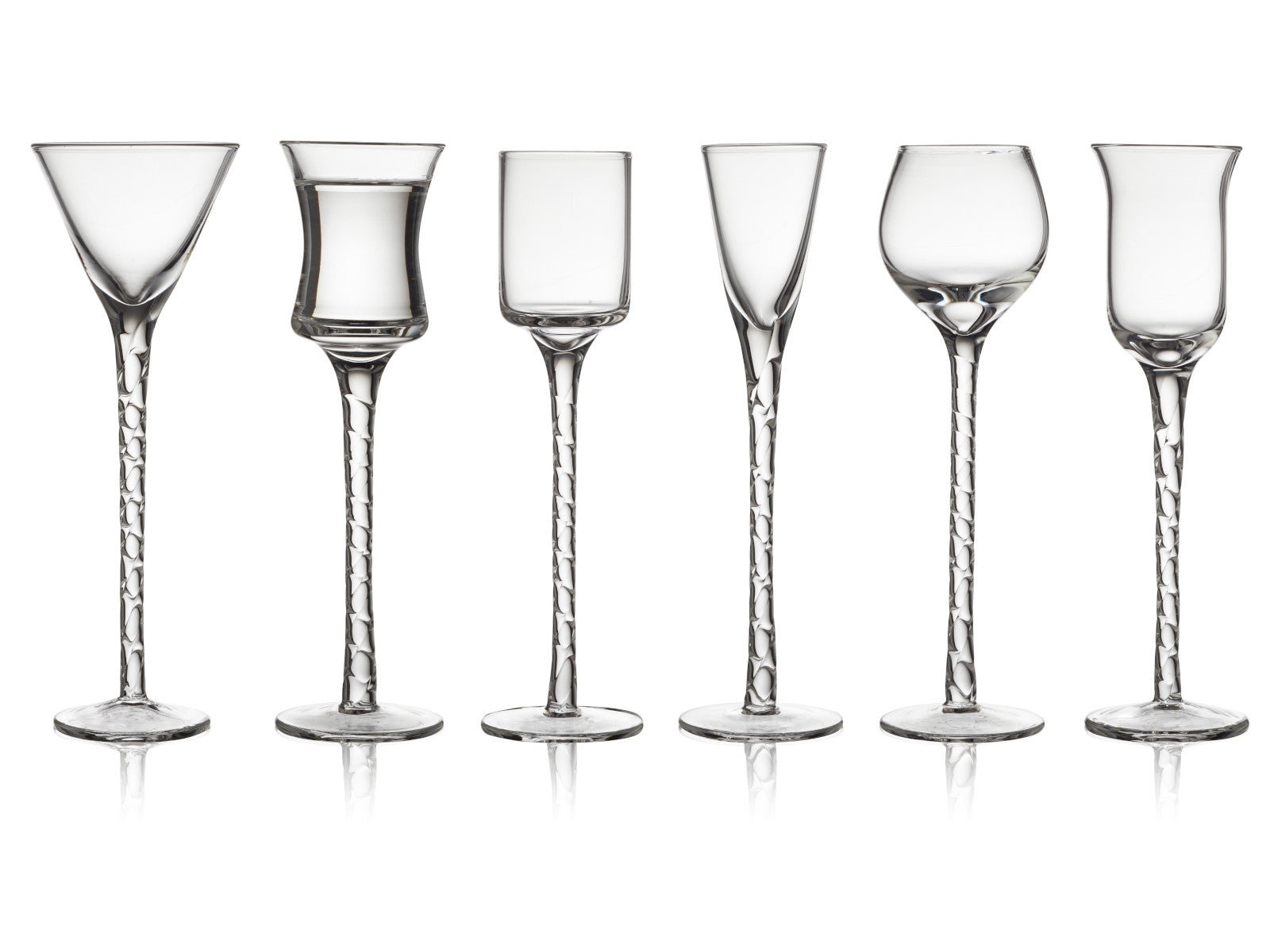 Lyngby Rom Schnappsglas klar 18 cm Set6 Freisteller1