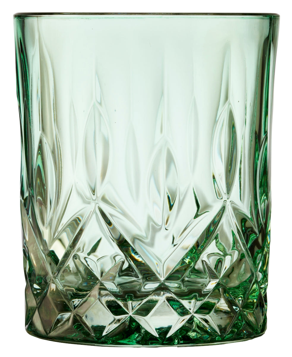 Lyngby Sorrento Whiskyglas grün 320ml Set4 Freisteller2