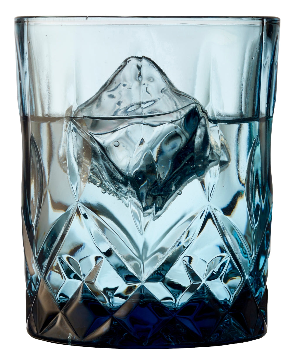 Lyngby Sorrento Whiskyglas blau 320ml Set4 Freisteller3