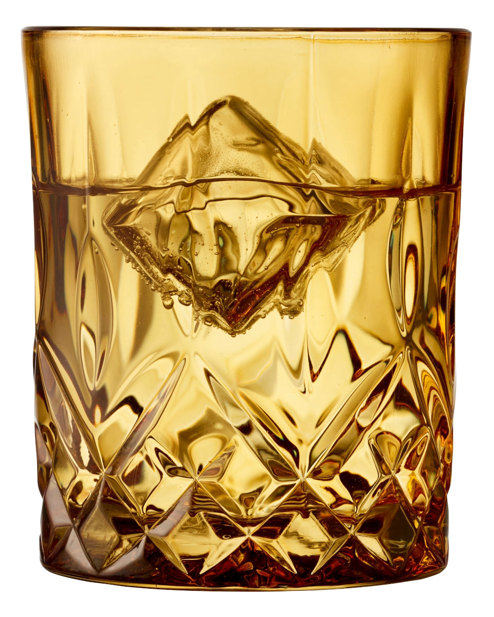 Lyngby Sorrento Whiskyglas amber 320ml Set4 Freisteller3