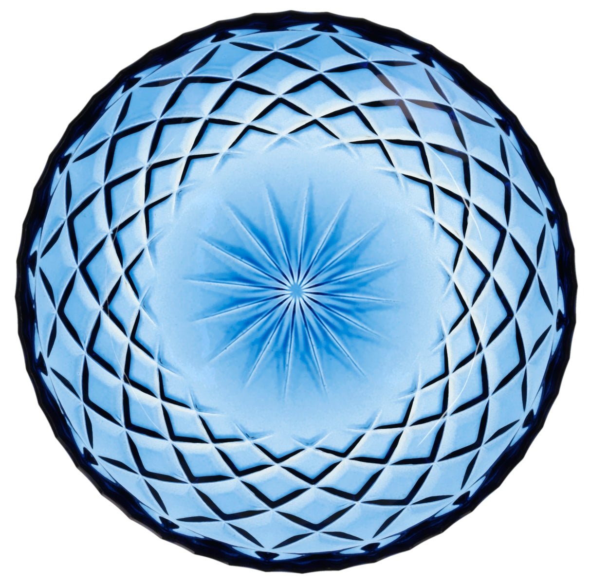 Lyngby Sorrento Teller Glas blau 16 cm Set4 Freisteller1