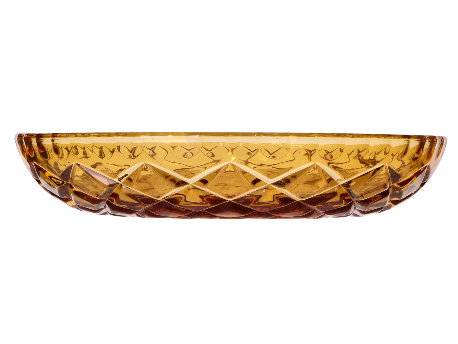 Lyngby Sorrento Teller Glas amber 16 cm Set4 Freisteller2