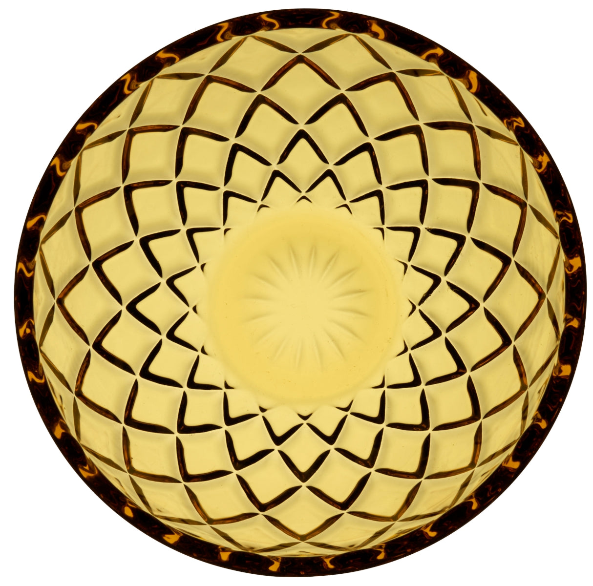 Lyngby Sorrento Schale Glas amber 12 cm Set4 Freisteller2