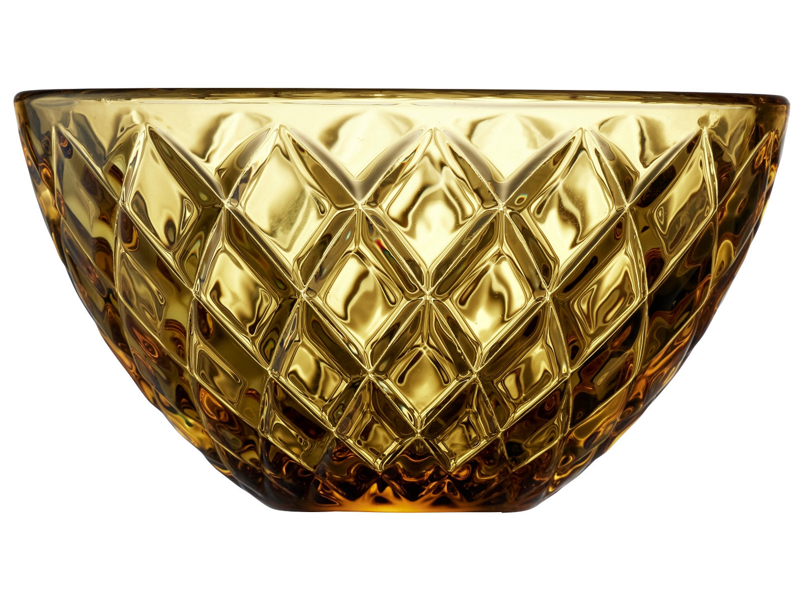 Lyngby Sorrento Schale Glas amber 12 cm Set4 Freisteller1